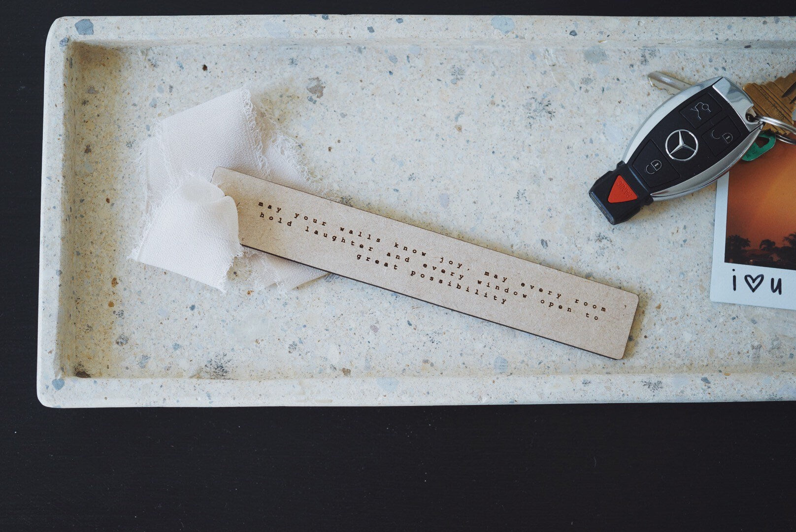 Housewarming prayer - Home wish gift charm