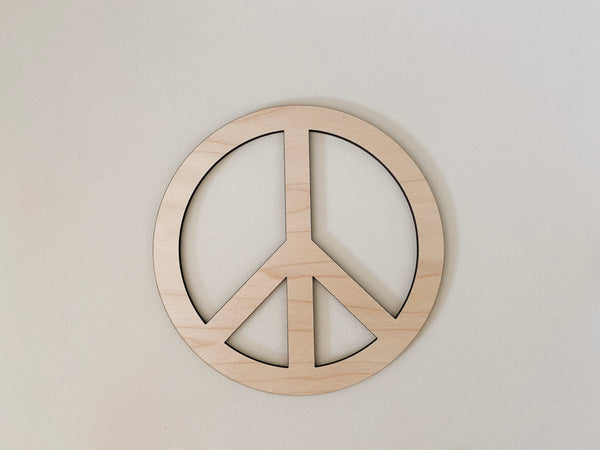 70s Theme peace decor - Groovy cut out hanging
