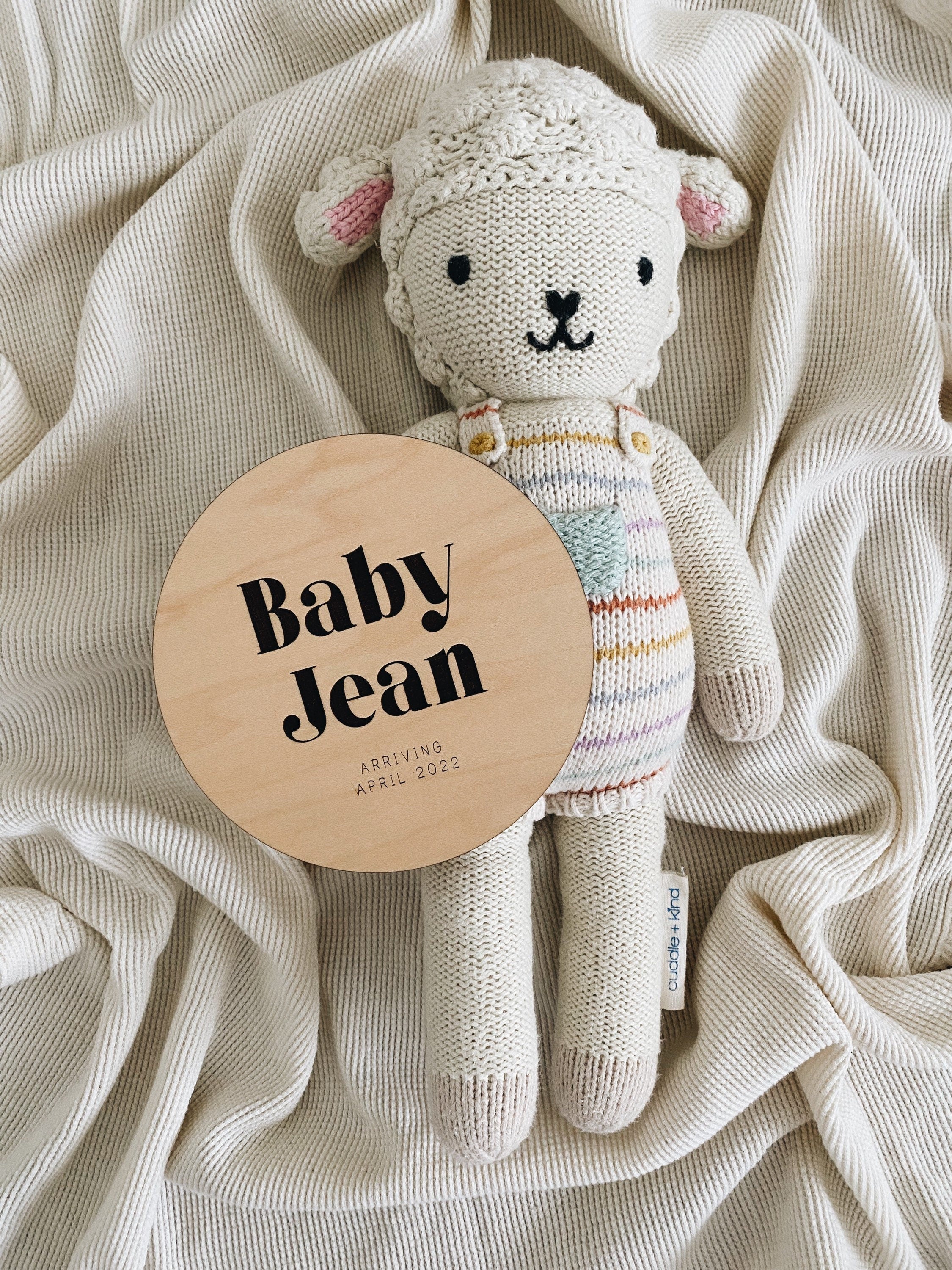 Due date pregnancy announcement