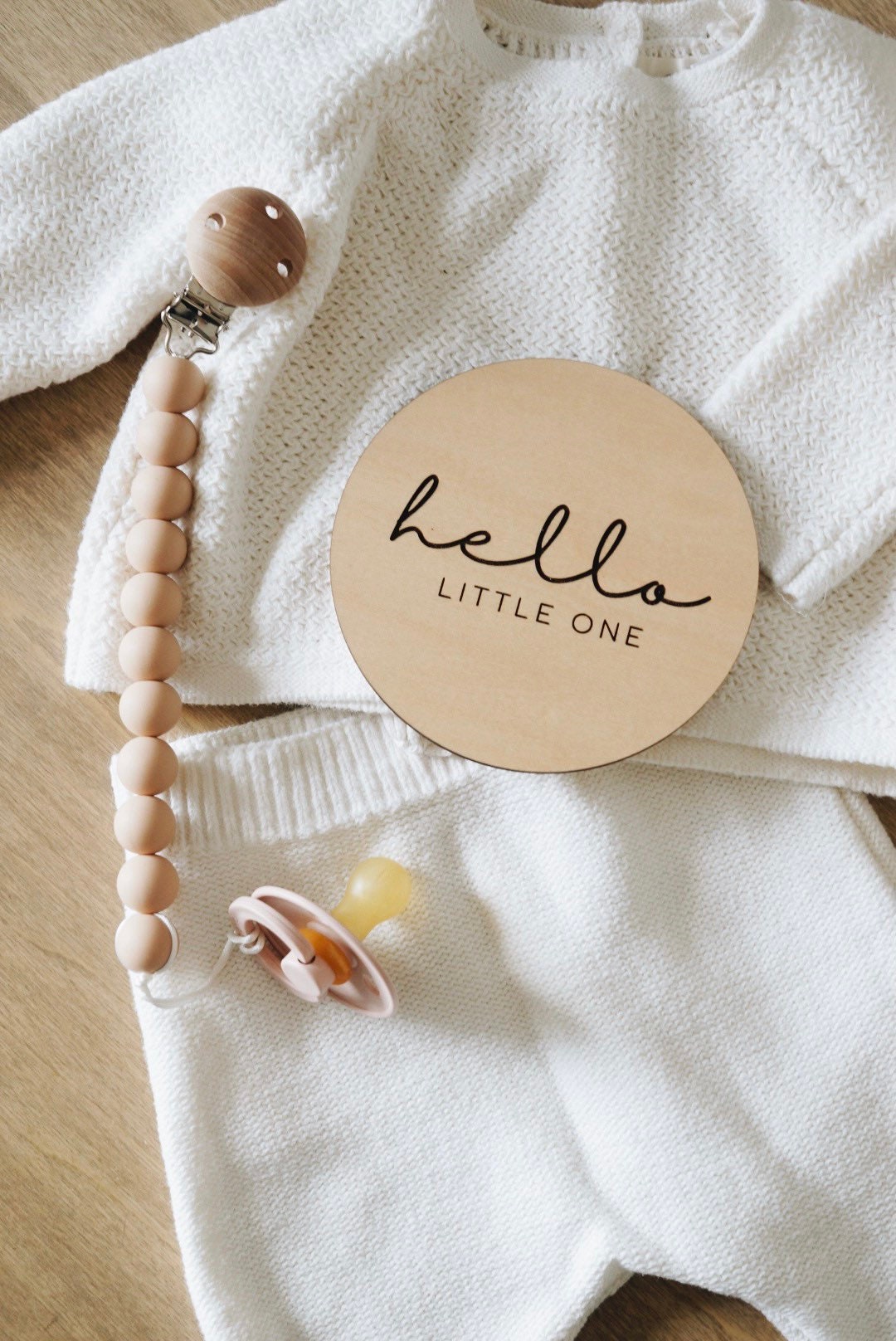 Hello Little One - Baby announcement disc