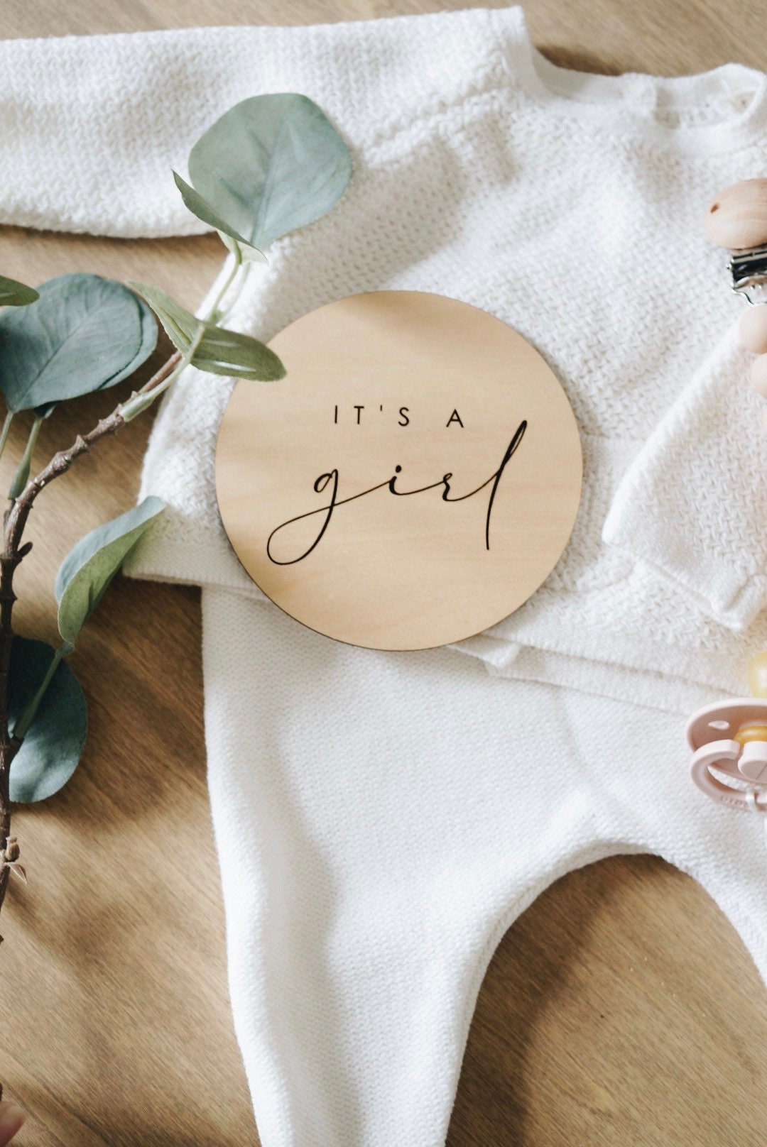 Gender Reveal Announcement Plaque - It’s a Boy / It's A Girl