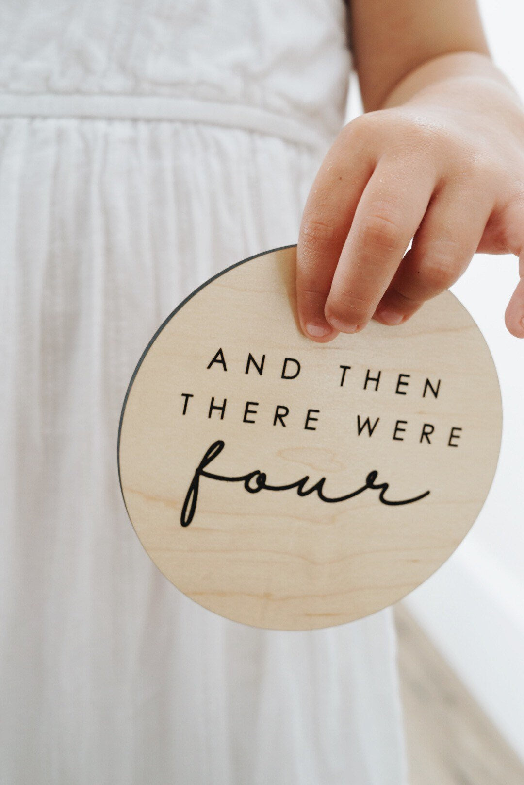 And then there were baby announcement plaque