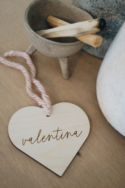 Valentine’s Day Basket Tag, Heart Shaped Gift Tag, Custom Basket Marker, Gift For Him, Gift For Her