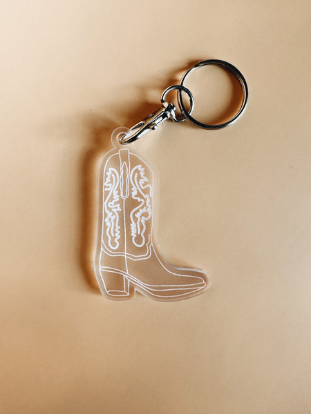 Cowboy Boots Keychain / Cowgirl Last Rodeo Party Favors