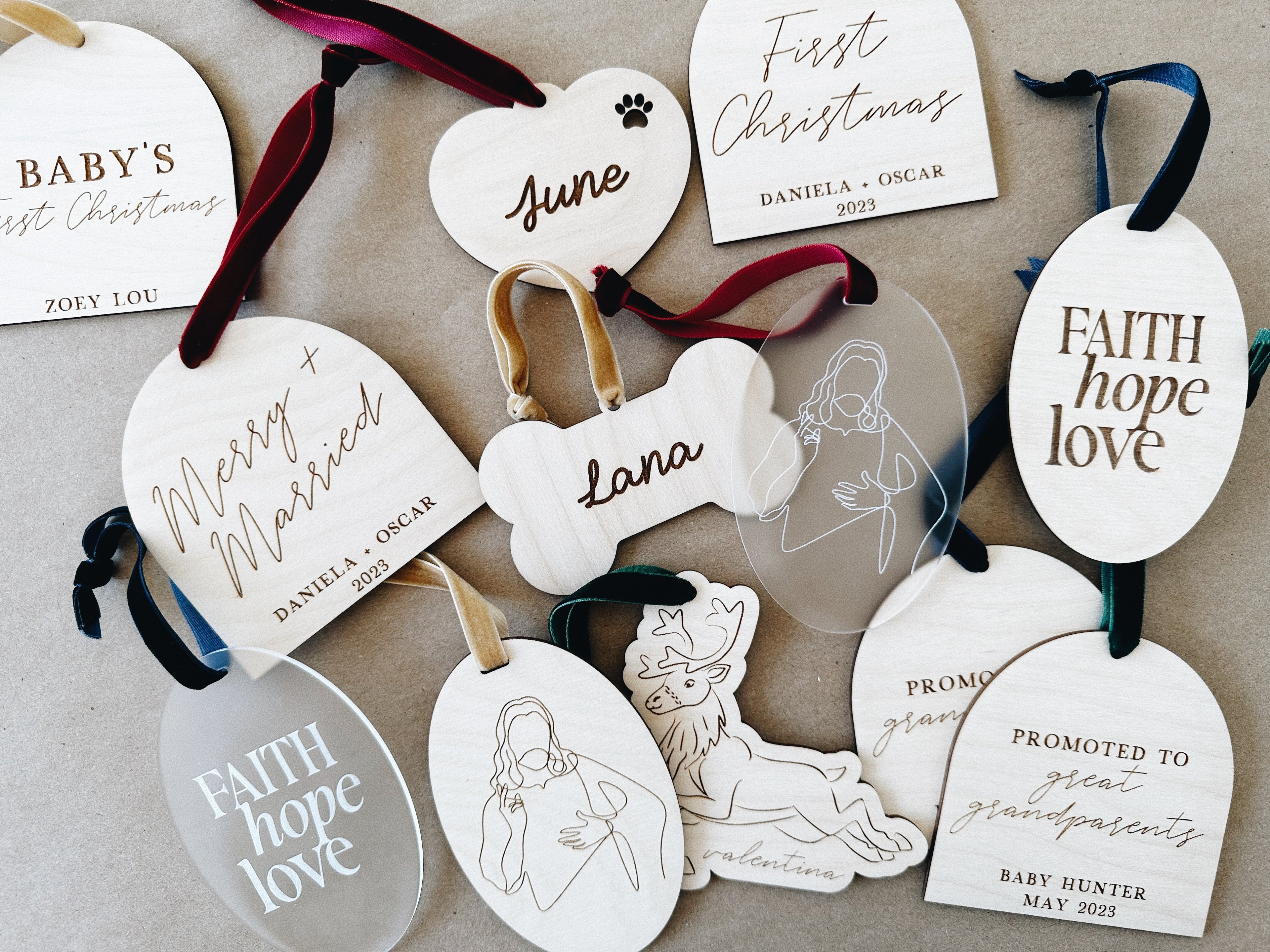 Baby’s First Christmas Keepsake Ornament, Newborn Christmas Gift, Newly Parents Gift, Newborn Photography