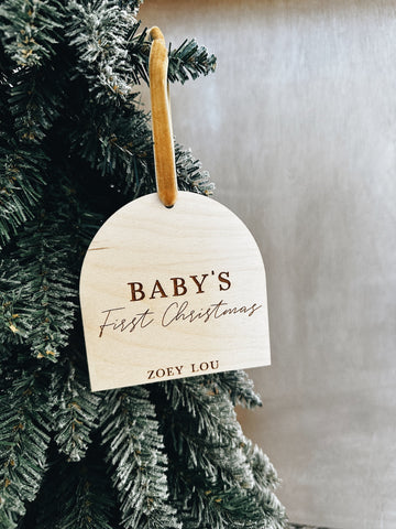Baby’s First Christmas Keepsake Ornament, Newborn Christmas Gift, Newly Parents Gift, Newborn Photography